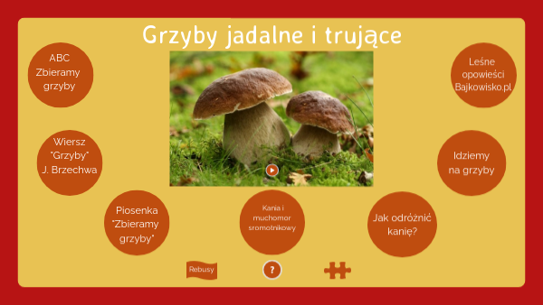 Grzyby jadalne i trujące