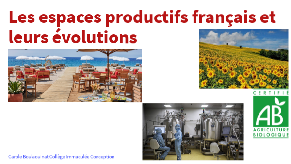 Les Espaces Productifs Et Leurs évolutions 3ème Pdf view.genially.com