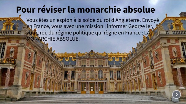 Pour réviser la monarchie absolue