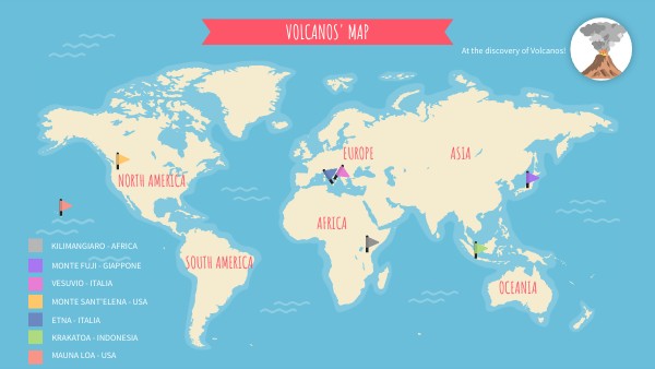 VOLCANO'S MAP | Genially
