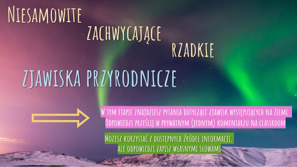 zjawiska przyrodnicze