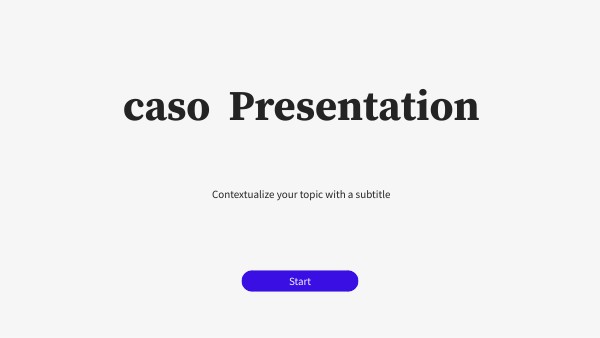 Basic interactive presentation