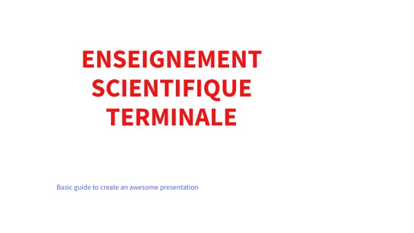 ES terminale 2024 2025 premier thème | Genially