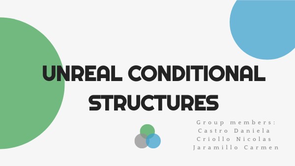 Unreal Conditional structures | Genially
