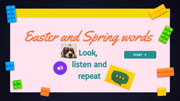 Easter and spring words