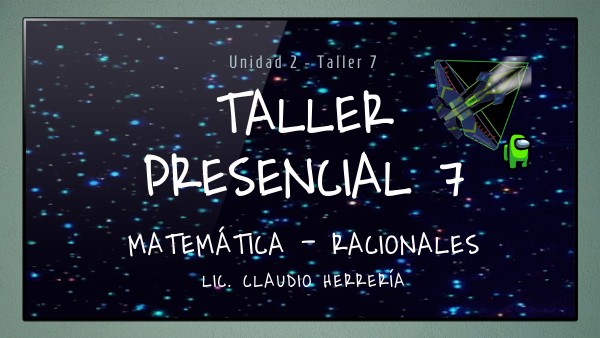 Taller presencial 7 | Genially