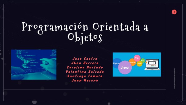PROGRAMACIÓN ORIENTADA A OBJETOS | Genially