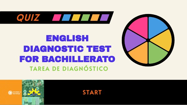ENGLISH DIAGNOSTIC TEST FOR BACHILLERATO- TAREA DE DIAGNÓSTICO | Genially