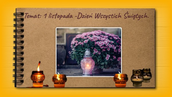 1 Listopada Dzień Wszystkich świętych Kolorowanki view.genially.com