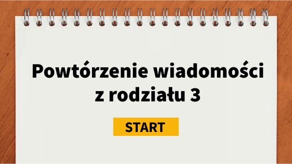Powtórzenie wiadomości