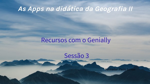 Apps II - Sessão 3 | Genially