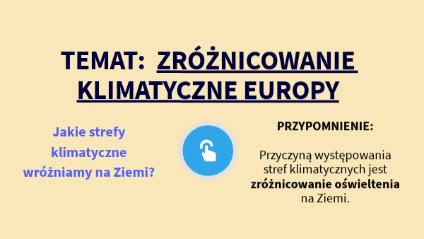 Zróżnicowanie Klimatyczne Europy Klasa 6 Zróżnicowanie klimatyczne Europy | Genially