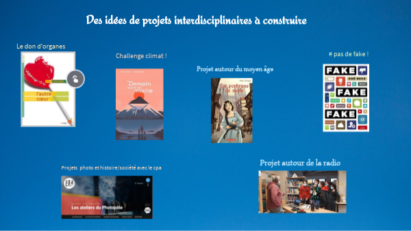 Des idées pour des projets interdisciplinaires