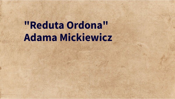 Reduta Ordona