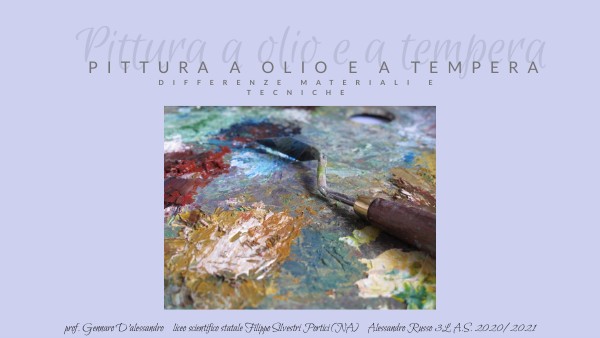 Copy - pittura a olio e a tempera | Genially