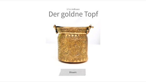 Der Goldne Topf 12. Vigilie Analyse Der goldne Topf