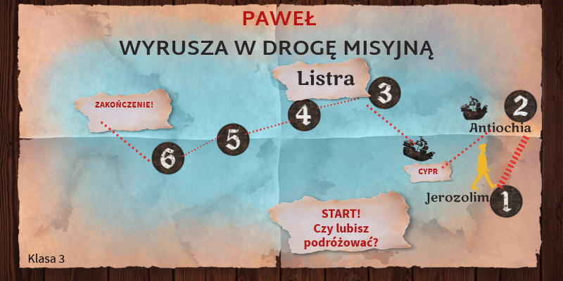 kl. 3 Paweł wyrusza
