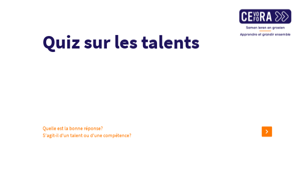 TAL - Quiz sur les talents | Genially