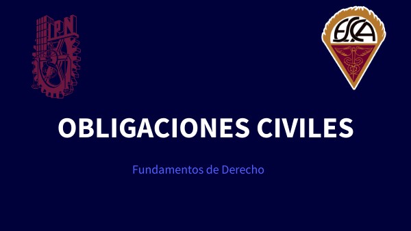Obligaciones civiles