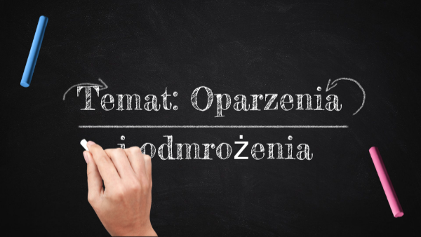Edb Gimnazjum Sprawdzian Oparzenia I Odmrożenia