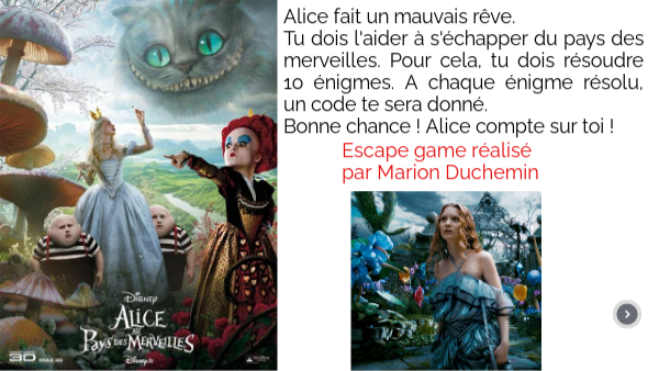 Alice aux pays des merveilles | Genially