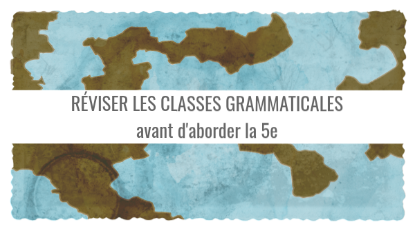 Les Classes Grammaticales Exercices Corrigés Pdf Les classes grammaticales 6e (exercices) | Genially
