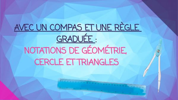 Eléments de bases en géométrie - 6ème | Genially