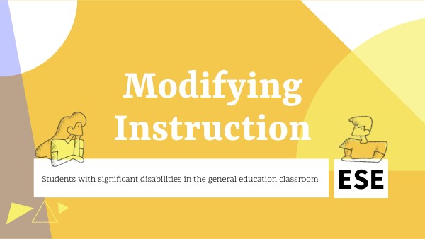 Secondary Science Modifying Instruction | Genially