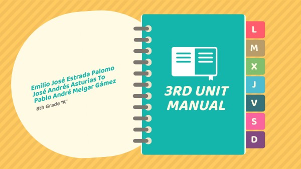 3rd Unit Manual | Genially