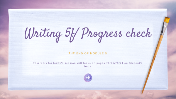 Writing a Report 5f & Progress check | Genially