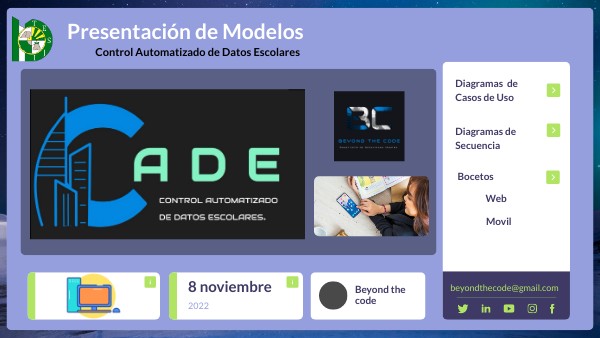 Presentacion de modelos CADE
