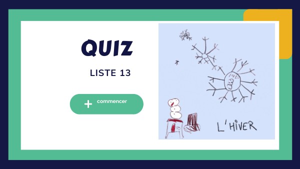 liste 13 | Genially