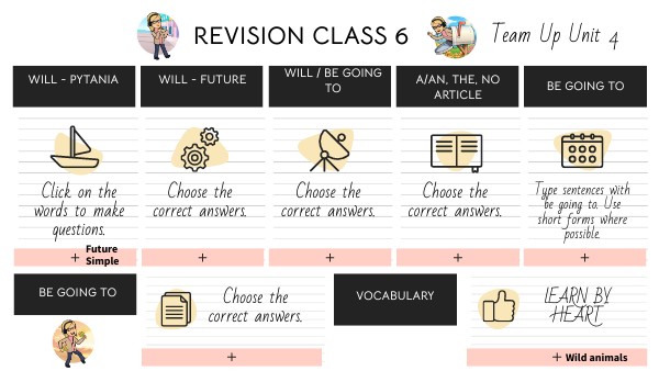 Team Up Plus Klasa 6 Testy Pdf Revision - Team Up plus class 6 Unit 4