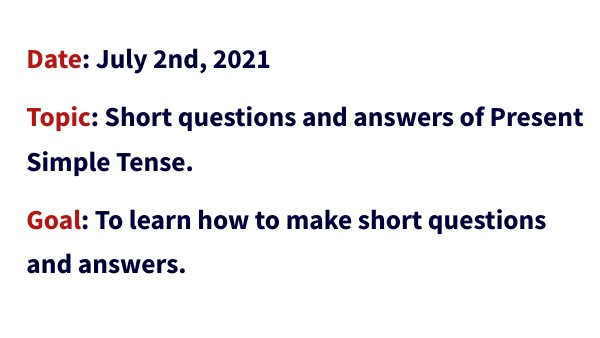 SHORT QUESTIONS AND ANSWERS