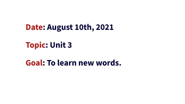 UNIT 3 | Genially