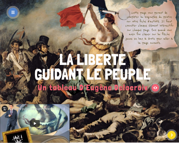 La liberté guidant le peuple -EUGENE DELACROIX