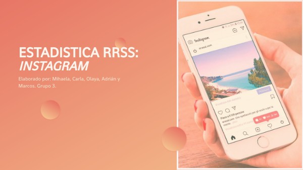 Estadística RRSS: INSTAGRAM