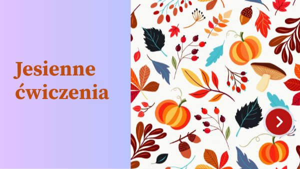 Jesienne ćwiczenia