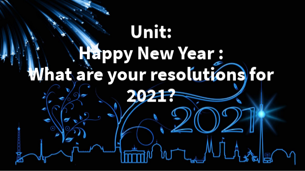 Happy new year : Resolutions | Genially