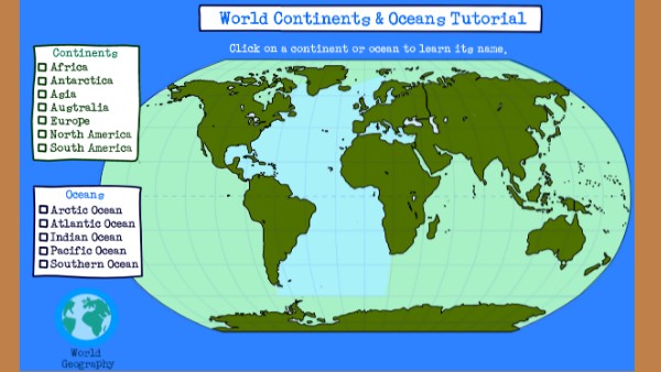 CONTINENTS OF THE WORLD