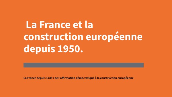 la construction européenne CAP | Genially