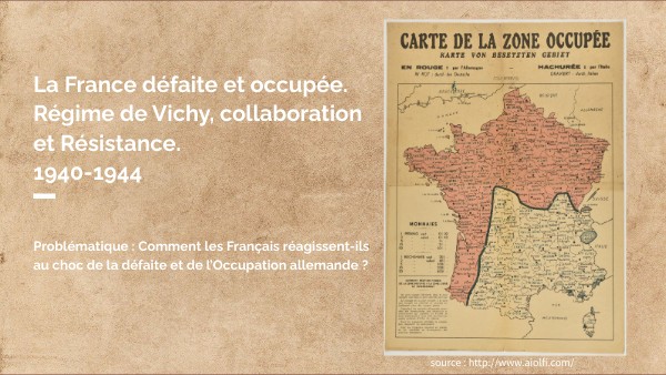 La France de la défaite et de la Résistance