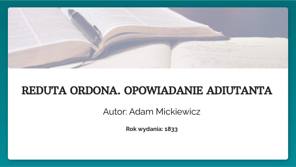 Reduta Ordona | Genially