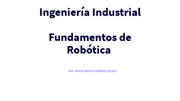 Fundamentos de Robótica