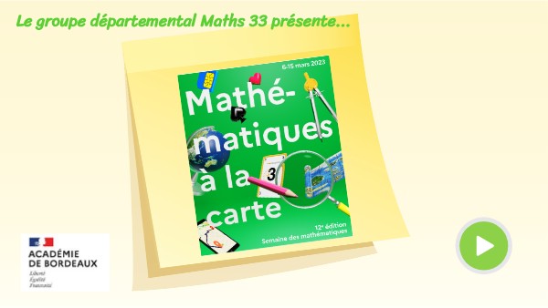 01-Semaine des maths 2023-accueil | Genially
