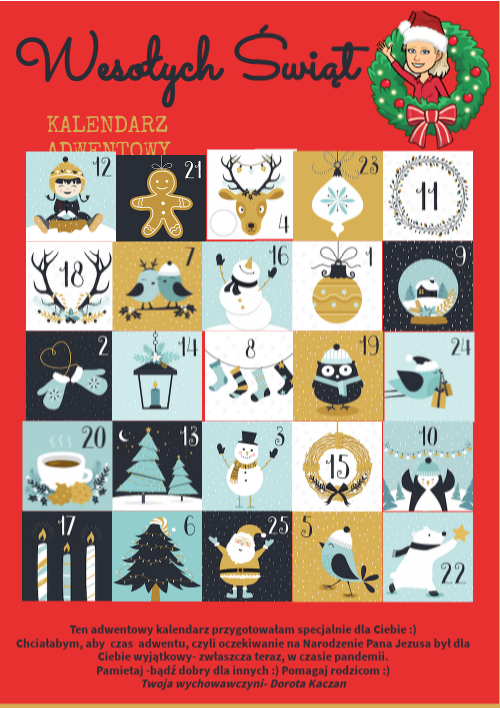 Kalendarz adwentowy hp 6
