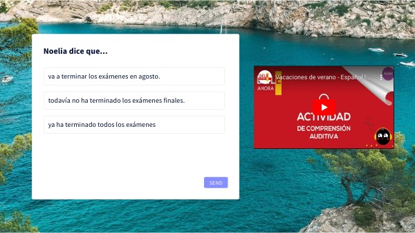 Listening Activity Genially