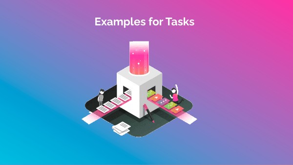Tasks examples | Genially