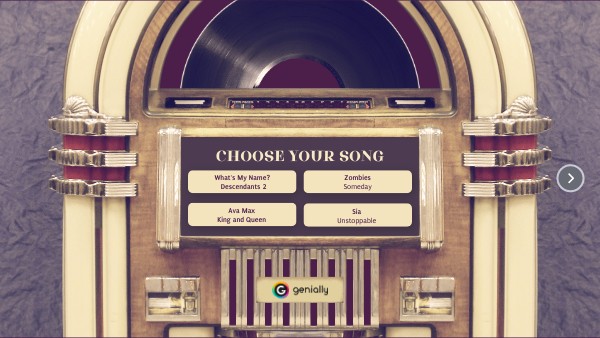 ESL Jukebox Learning Game | Genially