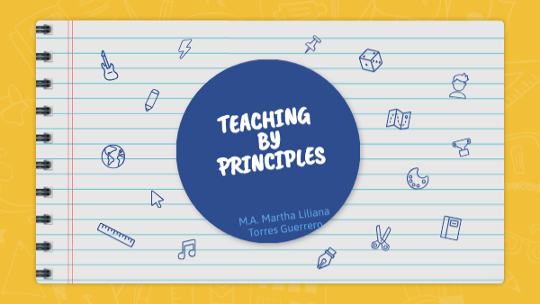 Teaching by principles